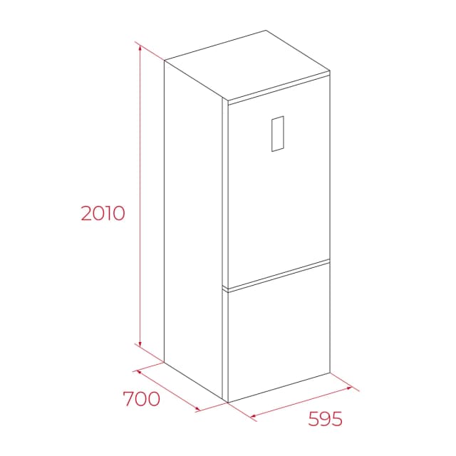 Thumbnail 1 de Teka RBF 88680 Frigorífico combi 2,01 m