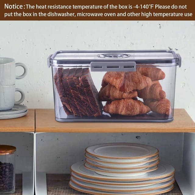 Thumbnail 4 de Gifhomfix Bread Box Airtight bread storage 🍞