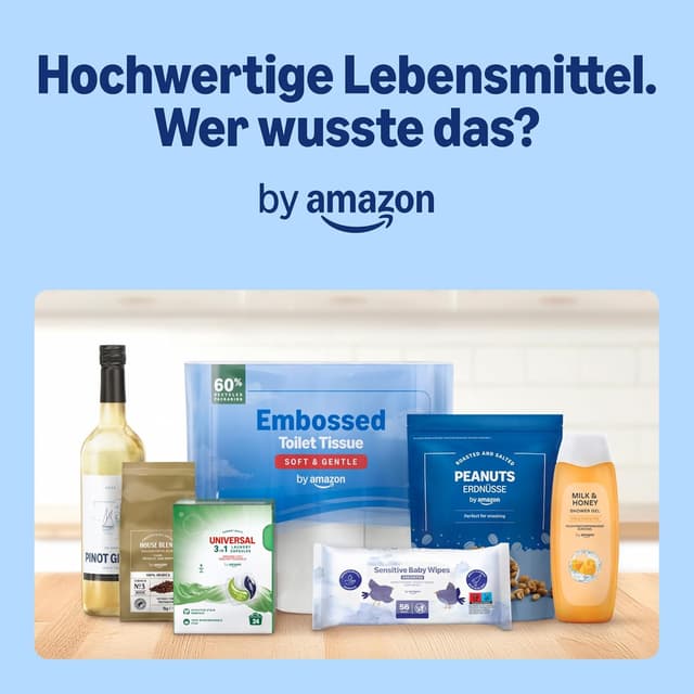 Thumbnail 6 de by Amazon Classic Toilettenpapier 3-lagig, 20 Rollen (200 Blatt je Rolle) – FSC-zertifiziert