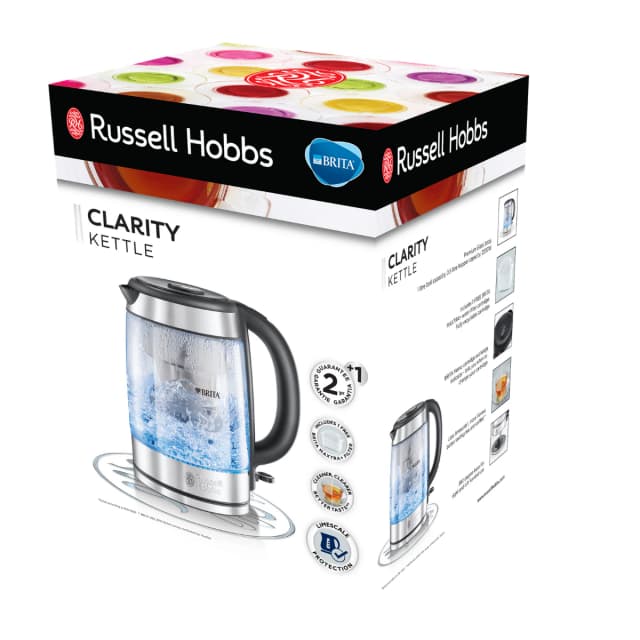 Thumbnail 4 de Russell Hobbs Clarity hervidor 1 litro cristal filtro
