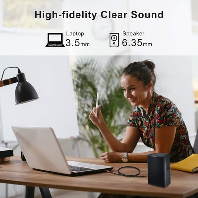 Thumbnail 4 de SHULIANCABLE Cavo audio 3,5–6,35 mm 1 m