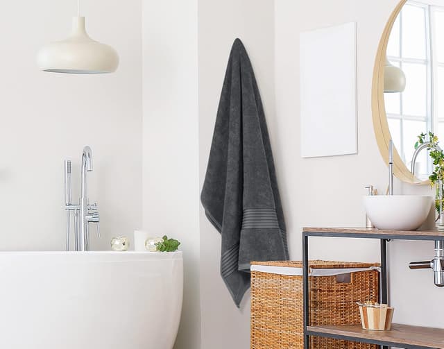 Thumbnail 3 de Utopia Towels Toalla de baño Jumbo 180x90 cm Gris