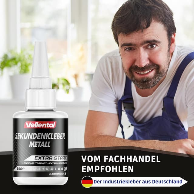 Thumbnail 6 de Sekundenkleber Gel Metall extra stark 30g