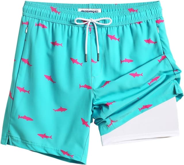 Detalle de MaaMgic 2-in-1 Badeshorts mit Kompression