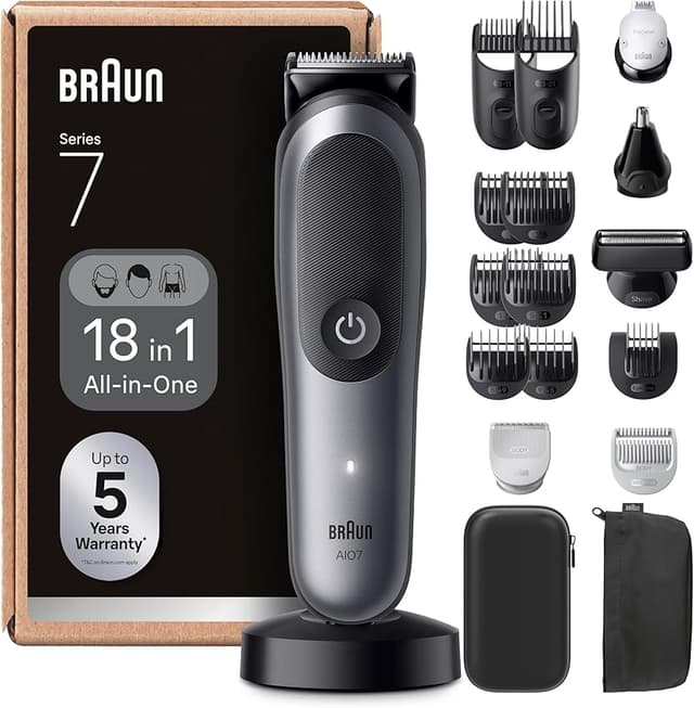 Imagen de Braun Series 7 AIO7585 - Recortadora Todo en Uno 18 en 1 ✂ en OfertitasTOP