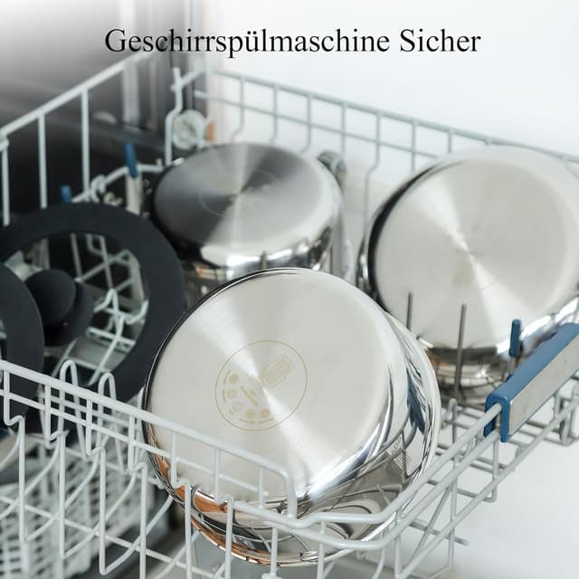 Detalle 2 de ROYDX Edelstahl Pfannen-Set 16-teilig