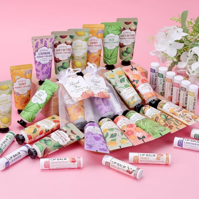 Thumbnail 6 de 60-Pack Hand Cream and Lip Balm Bulk Gift Sets (Easter, Mother’s Day, Bridal Shower & More)