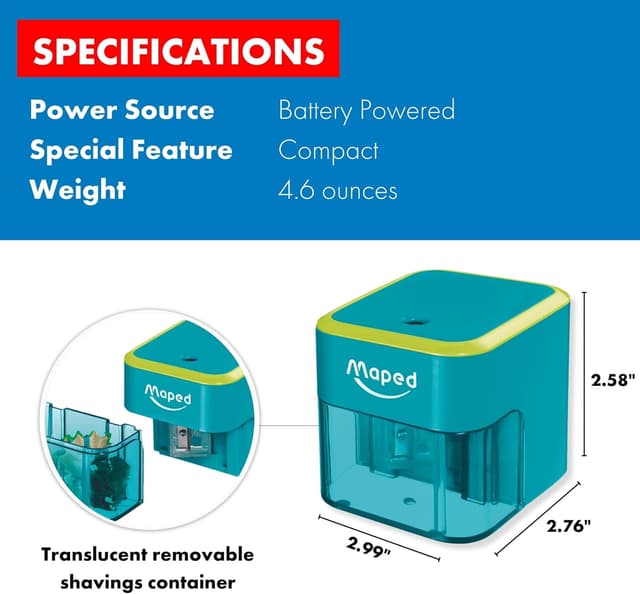 Detalle 2 de Temperamatite elettrico Maped 6-8 mm