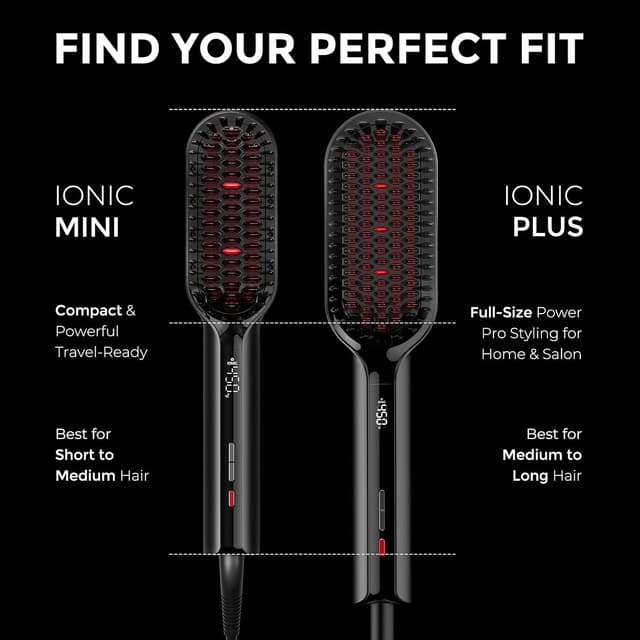 Thumbnail 6 de TYMO Ionic Plus Hair Straightener Brush 16 Temps 💇♀
