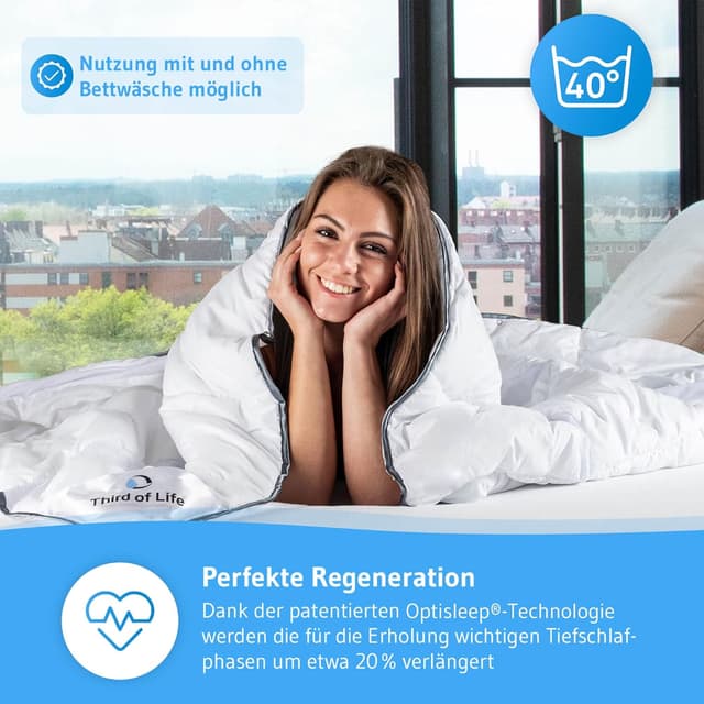 Detalle 2 de Third of Life AERO Bettdecke 135x200