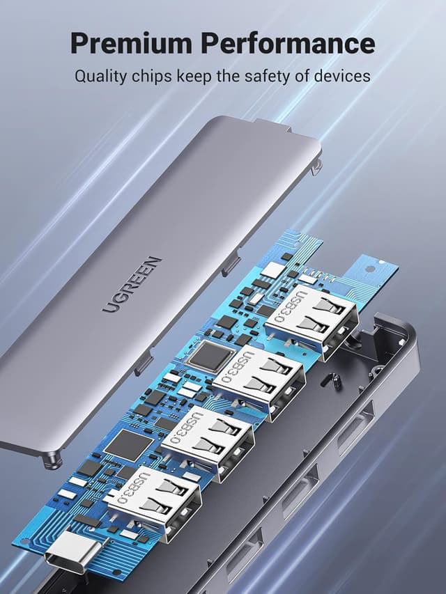 Thumbnail 6 de UGREEN USB C Hub 4‑port 5Gbps