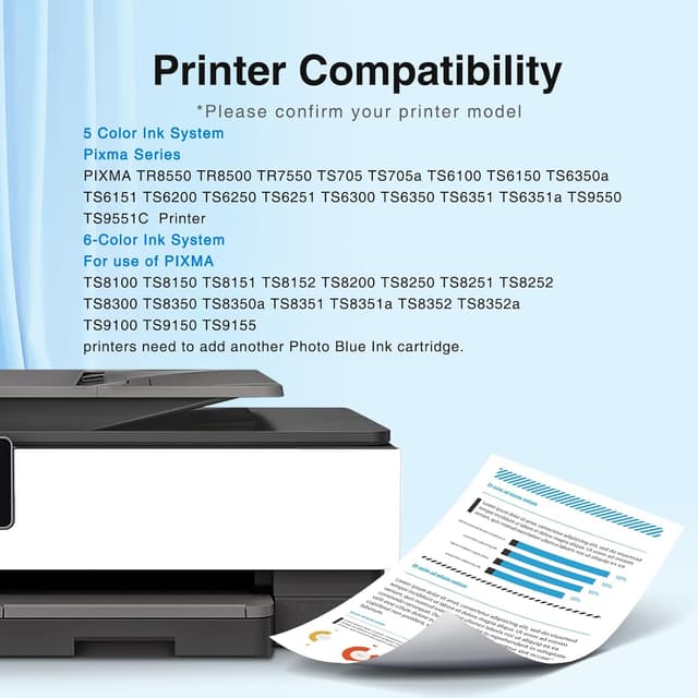 Detalle de st@r ink 581XXL 580XXL Replacement Ink Cartridges (10-Pack) for Canon PGI-580XXL / CLI-581XXL