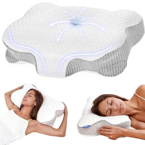 Detalle de Dozion almohada cervical ergonómica con espuma