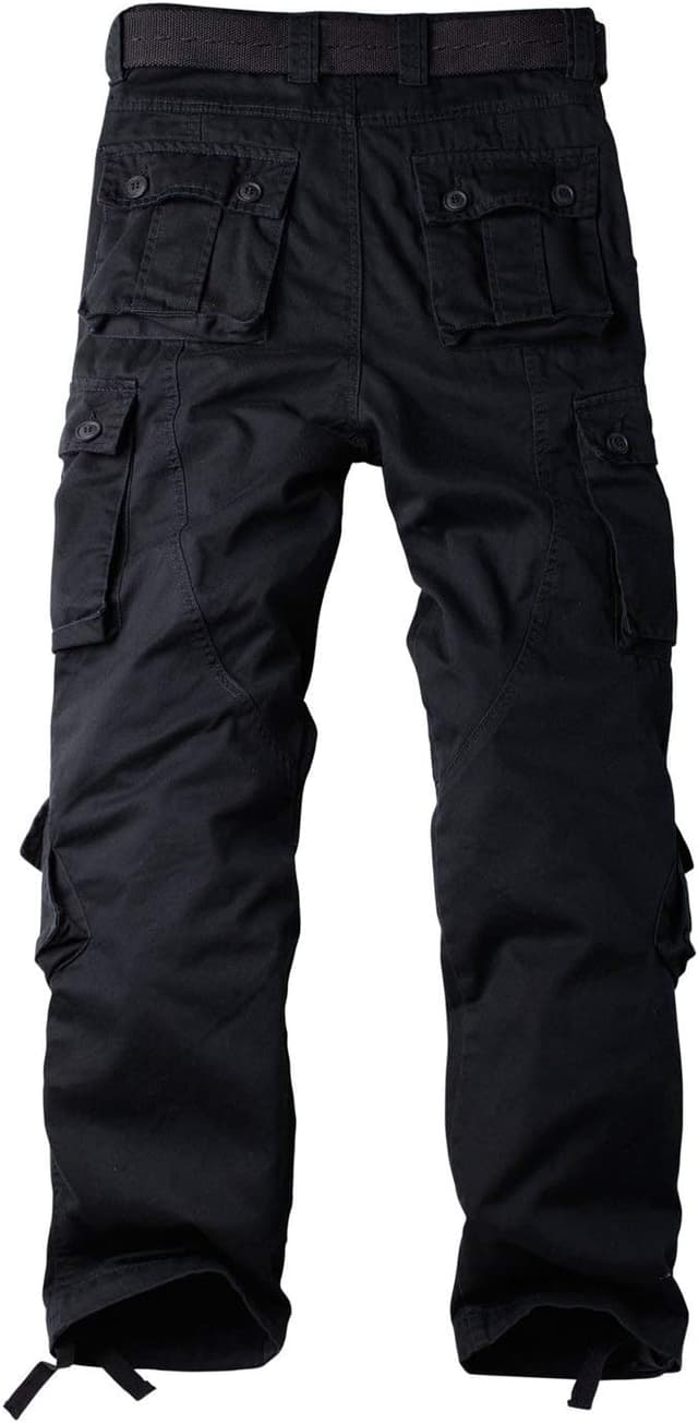 Detalle de Alfiudad Women’s Cargo Pants with Pockets for Hiking, Work & Everyday Wear