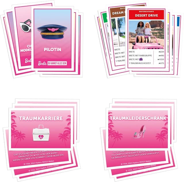 Detalle 2 de Monopoly Barbie Edition Brettspiel 🎲