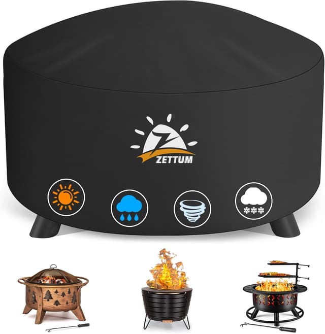 Detalle de Zettum Fire Pit Cover 80 cm Round