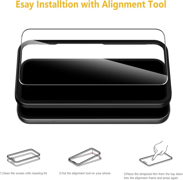 Detalle 2 de WFTE A37 5G screen protector 2 pack