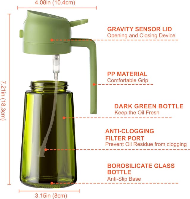 Thumbnail 5 de CXINYI 16oz Olive Oil Dispenser for Kitchen