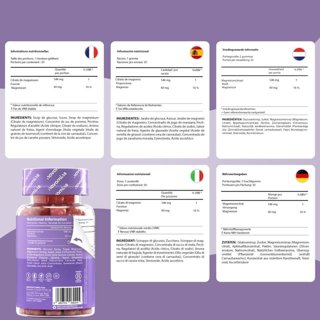 Thumbnail 6 de Magnesium Gummibärchen Kinder 546 mg