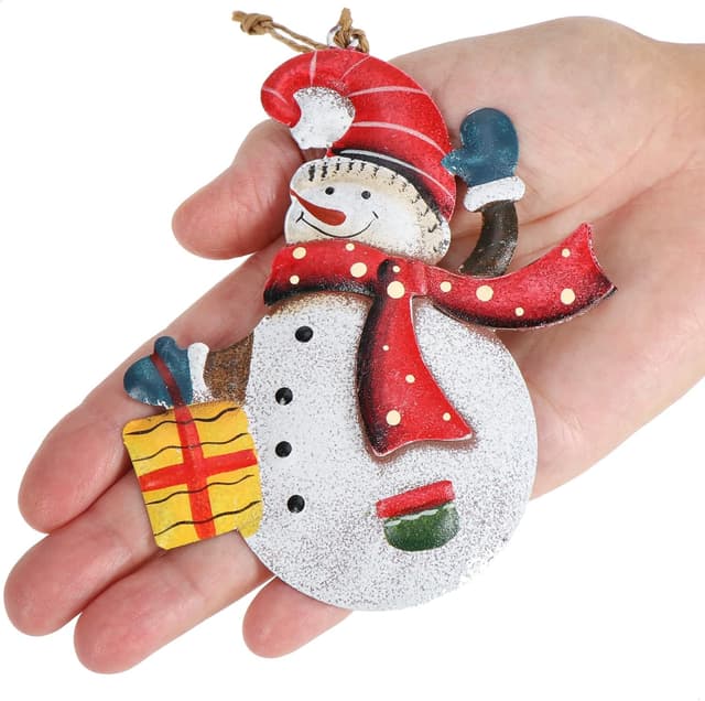 Thumbnail 5 de COM-FOUR® 6X pendentifs métal 🎄