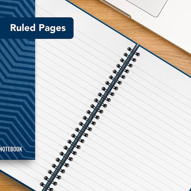 Detalle 2 de Summit A4 Hardback Wirebound Notebook (Ruled) — 160 pages, pack of 5