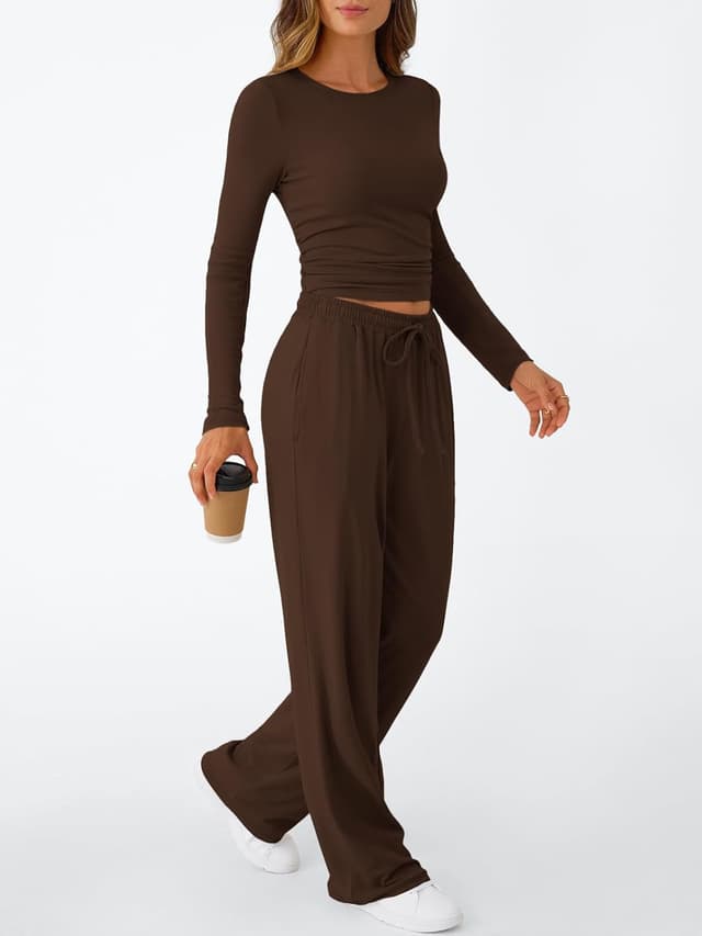 Detalle de Trendy Queen 2-Piece Lounge Set with Pockets