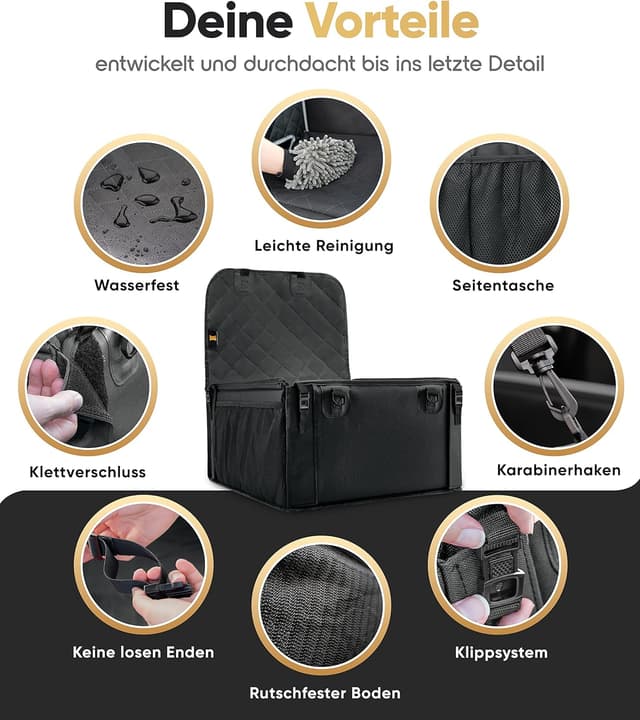 Detalle 2 de HELDENWERK Hundeautositz Standardgröße