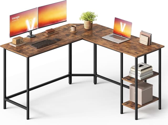 Detalle de L shaped computer desk 138 x 138 cm