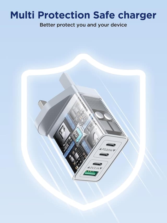 Thumbnail 5 de 2-Pack 40W USB C Charger 4‑Port