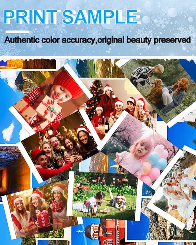 Detalle 2 de NineLeaf KP-108IN kompatible Kartusche mit Fotopapier für Canon Selphy (100 x 148 mm) – 3 Kartusche + 108 Fotos
