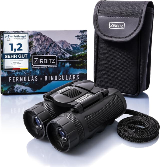 Detalle de ZIRBITZ HD Fernglas 8x25 kompakt für Outdoor