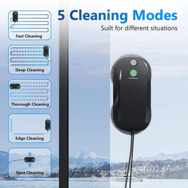 Detalle de Robot lavavetri Tosima W5 con 8 panni