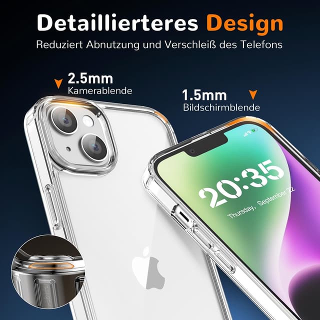 Thumbnail 4 de Voyahülle Hülle für iPhone 14 Transparent