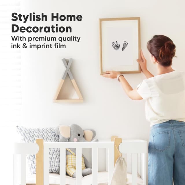 Thumbnail 5 de 2-Pack Inkless Baby Hand and Footprint Kit for Newborn Keepsake 🖊