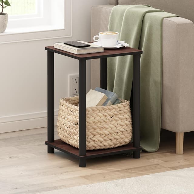 Detalle 2 de Furinno Tabelle Finali Dark Cherry tavolino