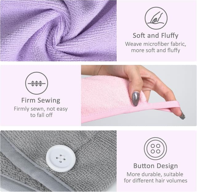 Thumbnail 2 de Microfiber Hair Towel 10x26 🧖♀