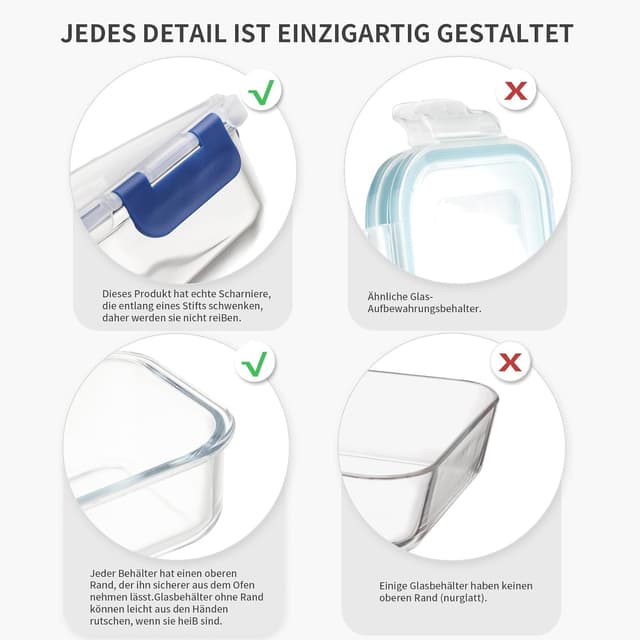 Thumbnail 4 de Fenger Glas Frischhaltedosen 10er Set