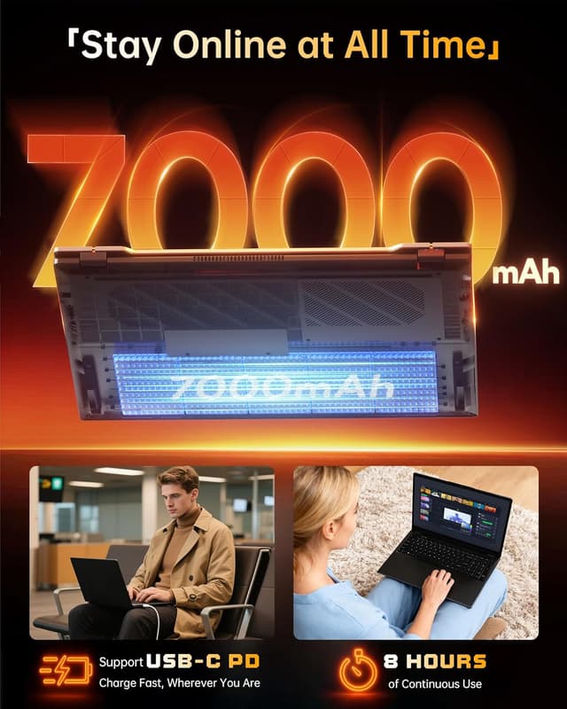 Thumbnail 6 de Jumper Laptop 17,6 Zoll Celeron mit Office 365