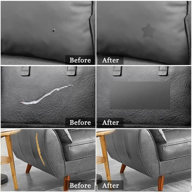 Thumbnail 6 de Hode cuero adhesivo 44x300 cm parche gris