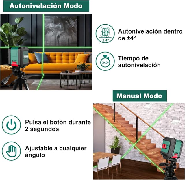 Detalle 2 de HYCHIKA Nivel Láser Autonivelante 15M
