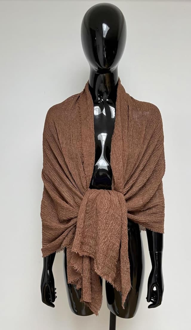 Thumbnail 1 de Emma & Giovanni Zerknitterter Schal 90x180 cm