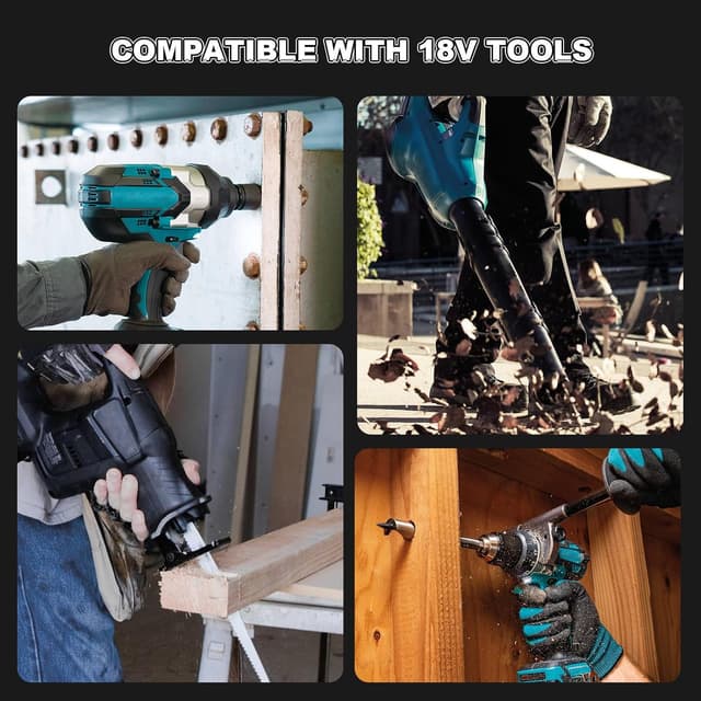 Thumbnail 4 de Powtree 18V Akku 5500mAh für Makita