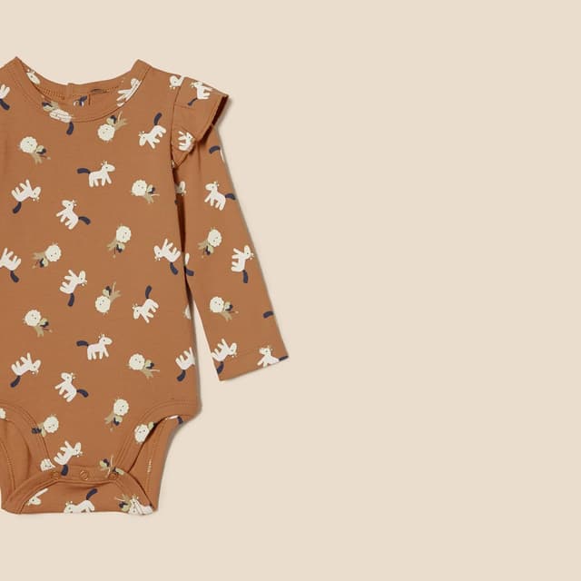 Thumbnail 4 de Amazon Essentials Baby-Girls Ruffle Long-Sleeve Bodysuit 👶🏼