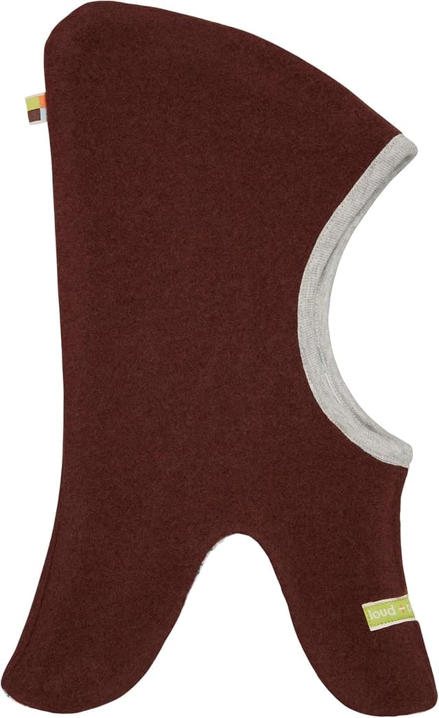 Detalle de Loud + Proud Unisex Kinder-Sturmhaube zum Schlupfen aus Wollfleece (GOTS-zertifiziert)