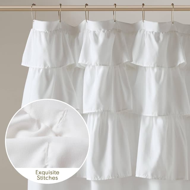 Thumbnail 4 de Madison Park Grace Shower Curtain 72 x 72