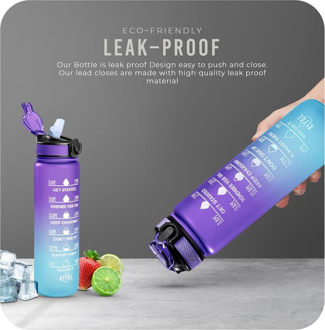 Thumbnail 3 de Roe Tenpo Sports Water Bottle 32oz โ time-marked ๐ง