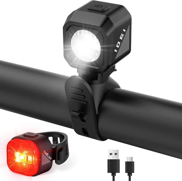 Detalle de Tavaler Fahrradlicht Set 800 mAh