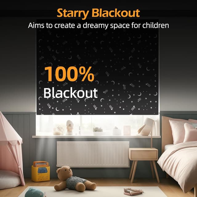 Detalle 2 de Valquid Blackout Blind (200×145cm) stick-on temporary blackout blind with Velcro – cut to any size or shape