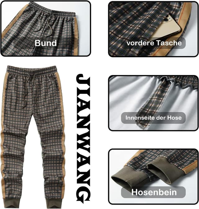 Thumbnail 3 de W JIANWANG Trainingsanzug Herren