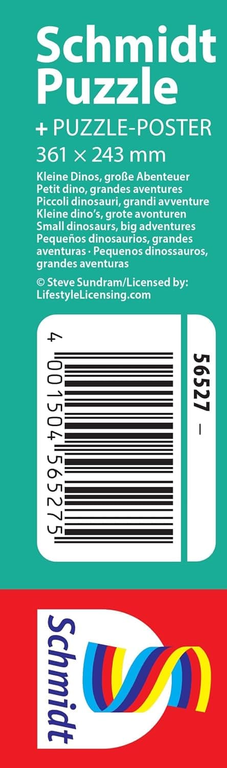Detalle 2 de Schmidt Spiele Dinosaurios 🦖 Puzzle Infantil 100 Piezas